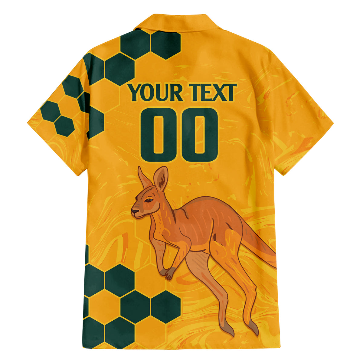 Custom Australia Day Soccer Socceroos Family Matching Long Sleeve Bodycon Dress and Hawaiian Shirt We Are One And Free