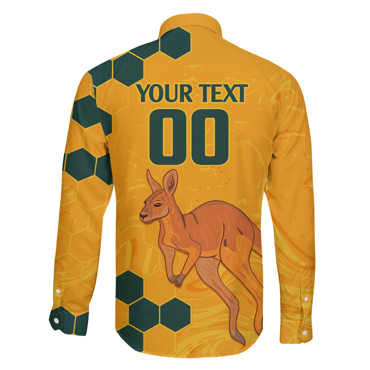 Custom Australia Day Soccer Socceroos Family Matching Long Sleeve Bodycon Dress and Hawaiian Shirt We Are One And Free