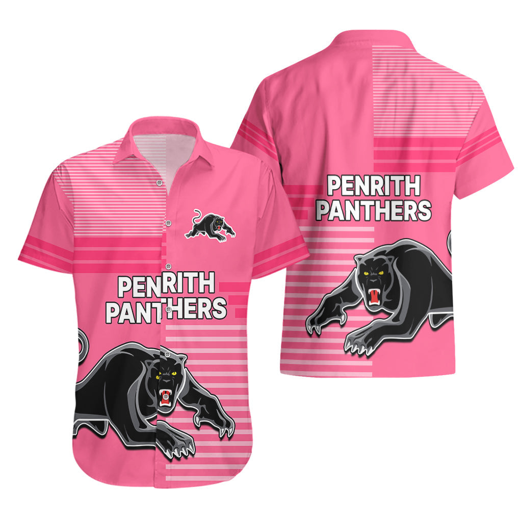 Penrith Panthers Rugby Hawaiian Shirt Proud The Panthers Comeback Pink - Vibe Hoodie Shop