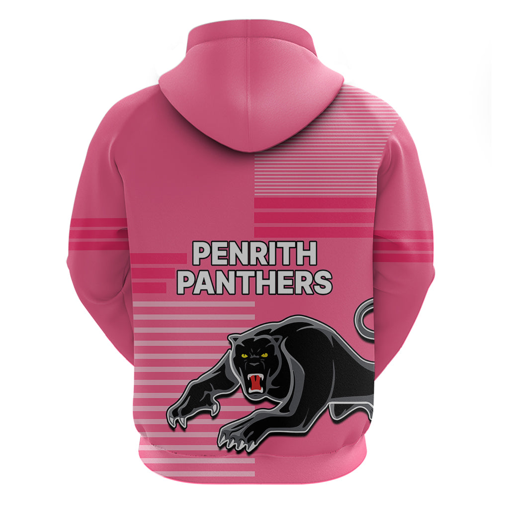 Penrith Panthers Rugby Hoodie Proud The Panthers Comeback Pink LT9 - Vibe Hoodie Shop