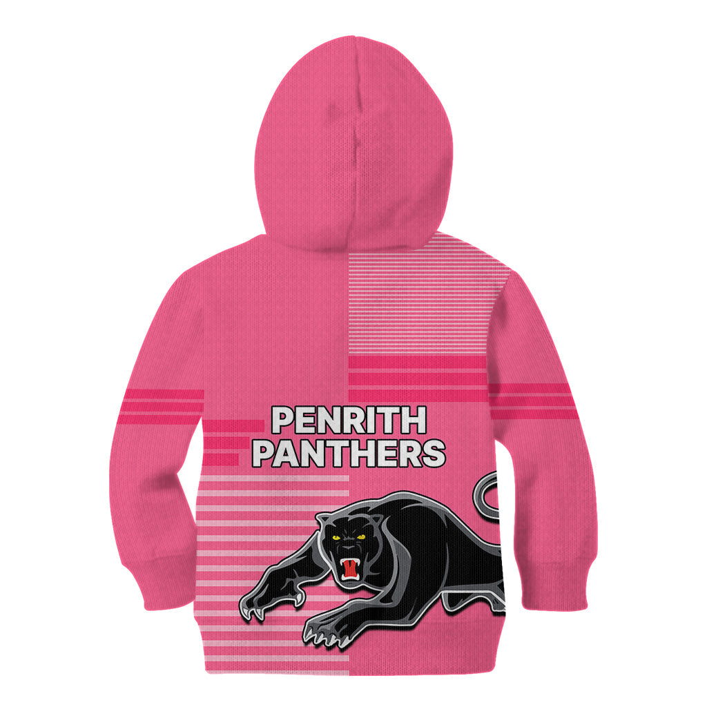 Penrith Panthers Rugby Kid Hoodie Proud The Panthers Comeback Pink - Vibe Hoodie Shop