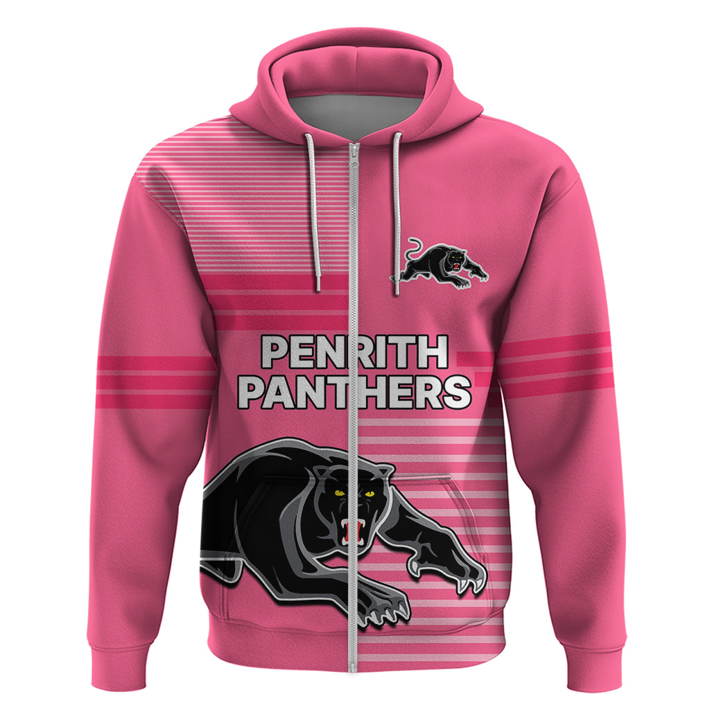 (Custom Text And Number) Penrith Panthers Rugby Hoodie Proud The Panthers Comeback Pink LT9 - Vibe Hoodie Shop