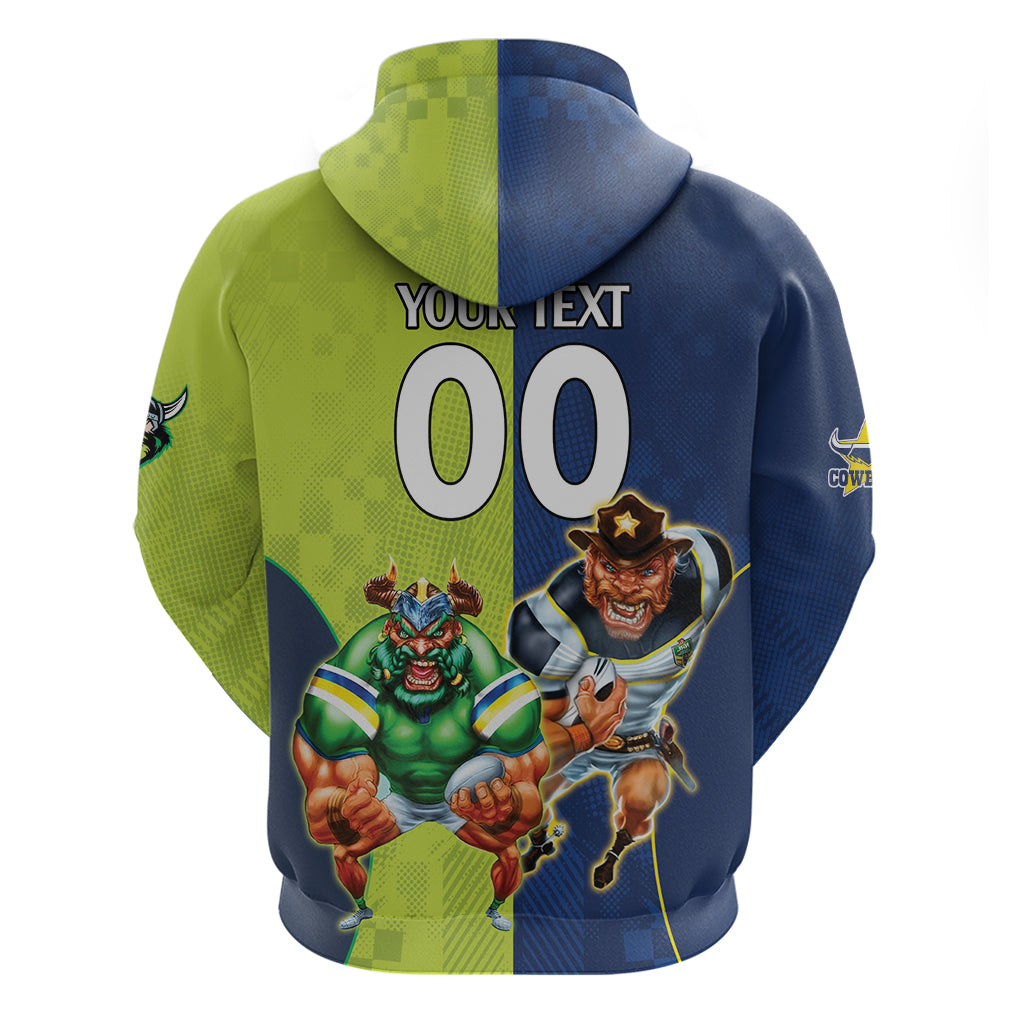 Custom Raiders and Cowboys Hoodie Together Sporty Style LT9 - Vibe Hoodie Shop