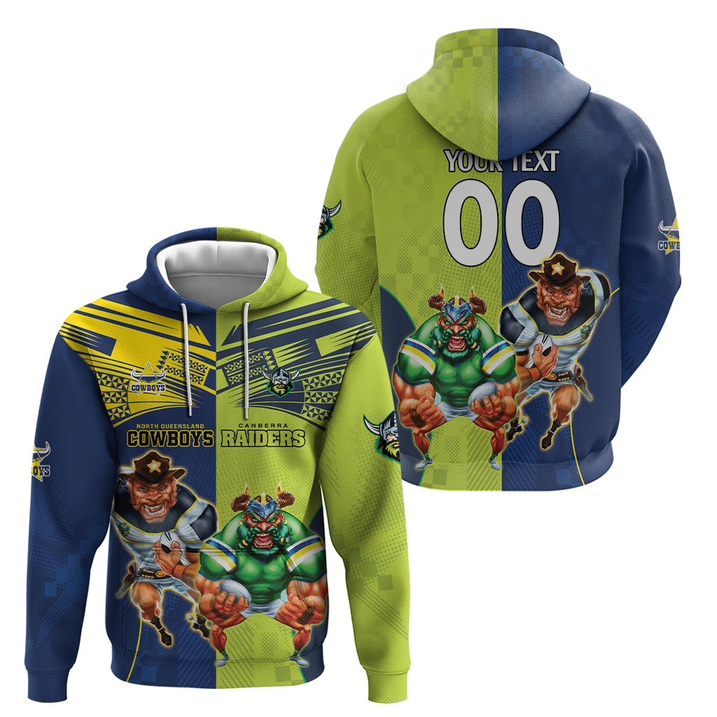 Custom Raiders and Cowboys Hoodie Together Sporty Style LT9 - Vibe Hoodie Shop