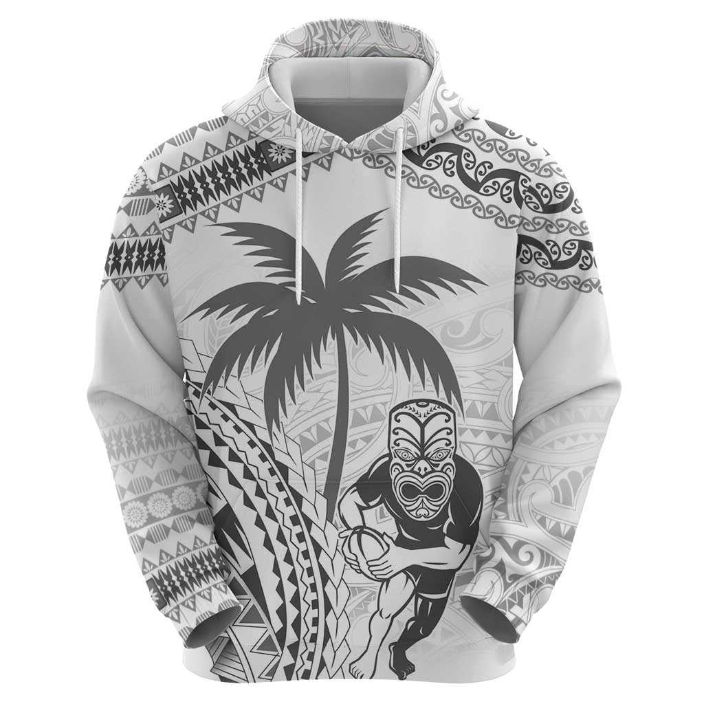 Custom Fiji Black Fern Hoodie Maori Warroir with Fijian Masi Pattern LT9 - Vibe Hoodie Shop
