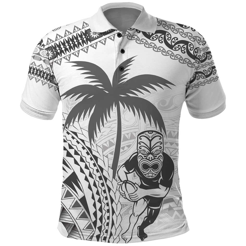 Custom Fiji Black Fern Polo Shirt Maori Warroir with Fijian Masi Pattern LT9 - Vibe Hoodie Shop