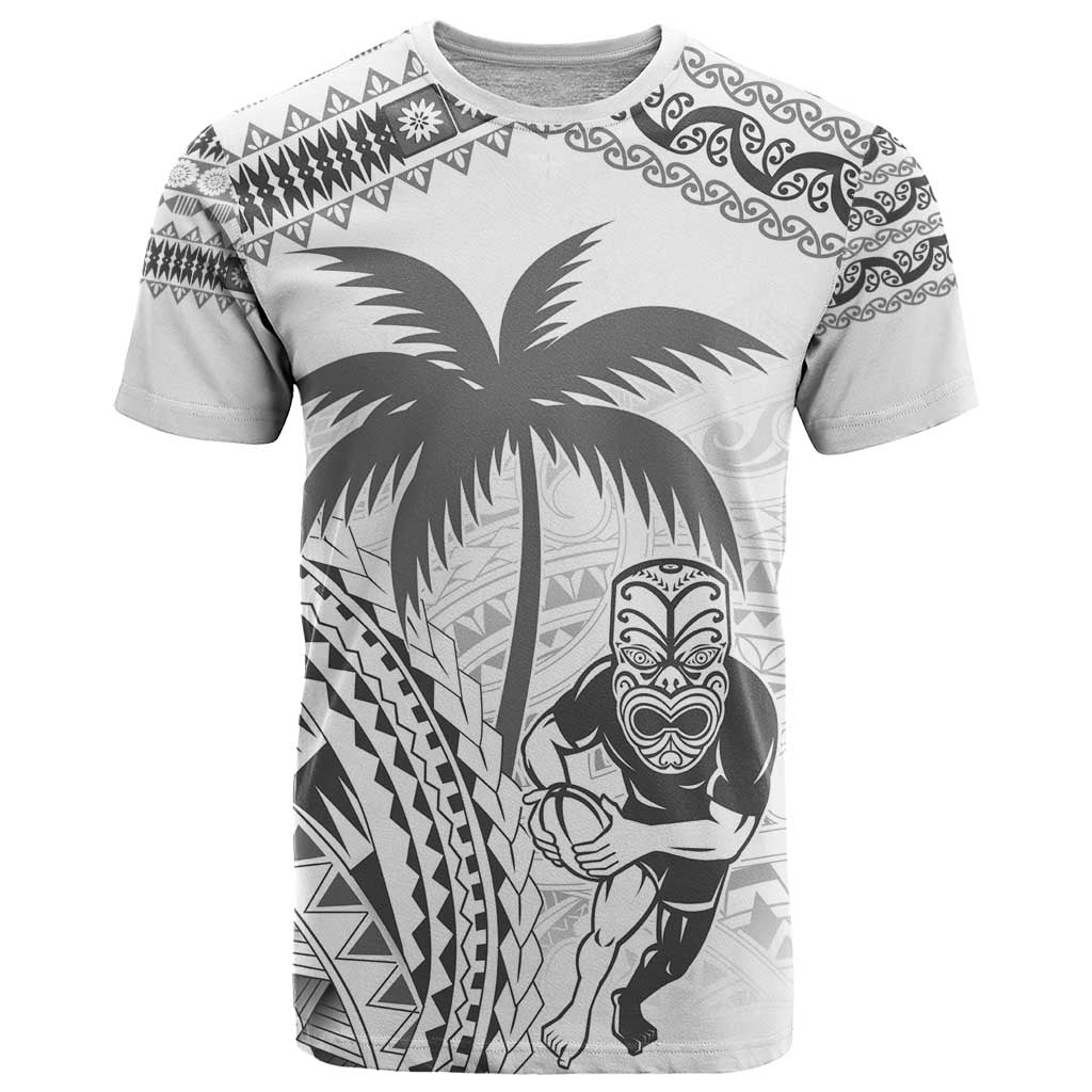 Custom Fiji Black Fern T Shirt Maori Warroir with Fijian Masi Pattern LT9 - Vibe Hoodie Shop