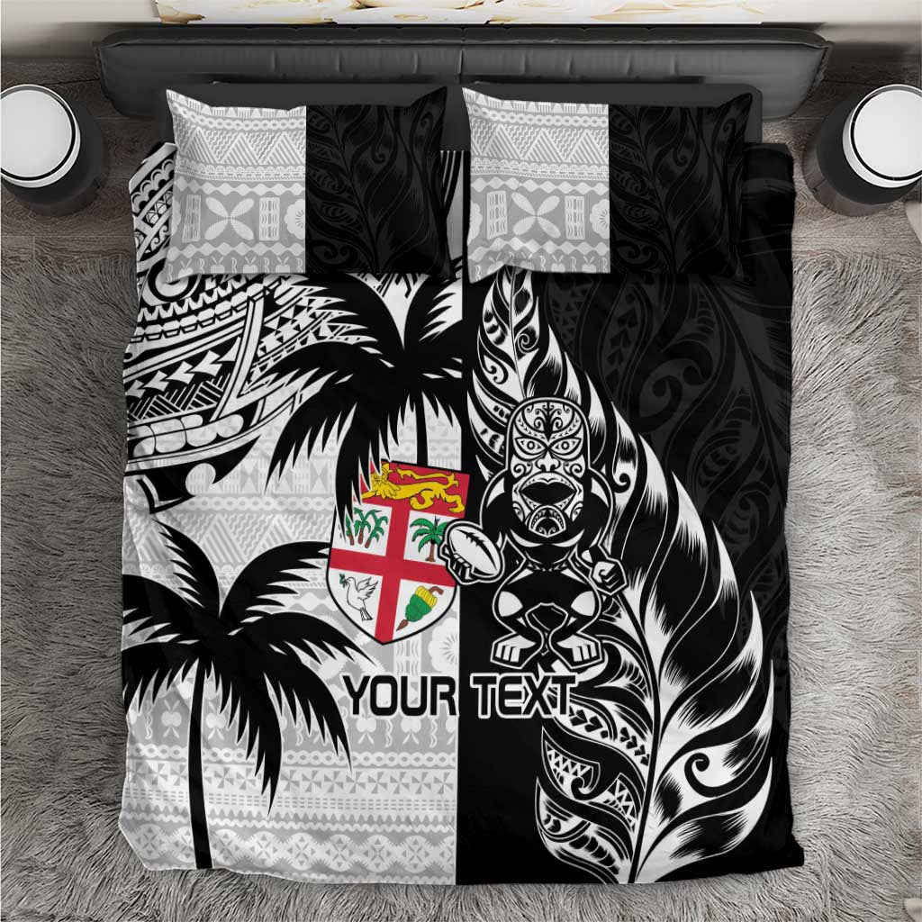 Custom Fiji New Zealand Bedding Set Maori mix Tapa Pattern Version - Vibe Hoodie Shop