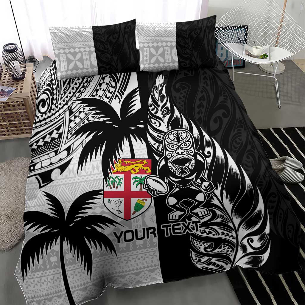 Custom Fiji New Zealand Bedding Set Maori mix Tapa Pattern Version - Vibe Hoodie Shop