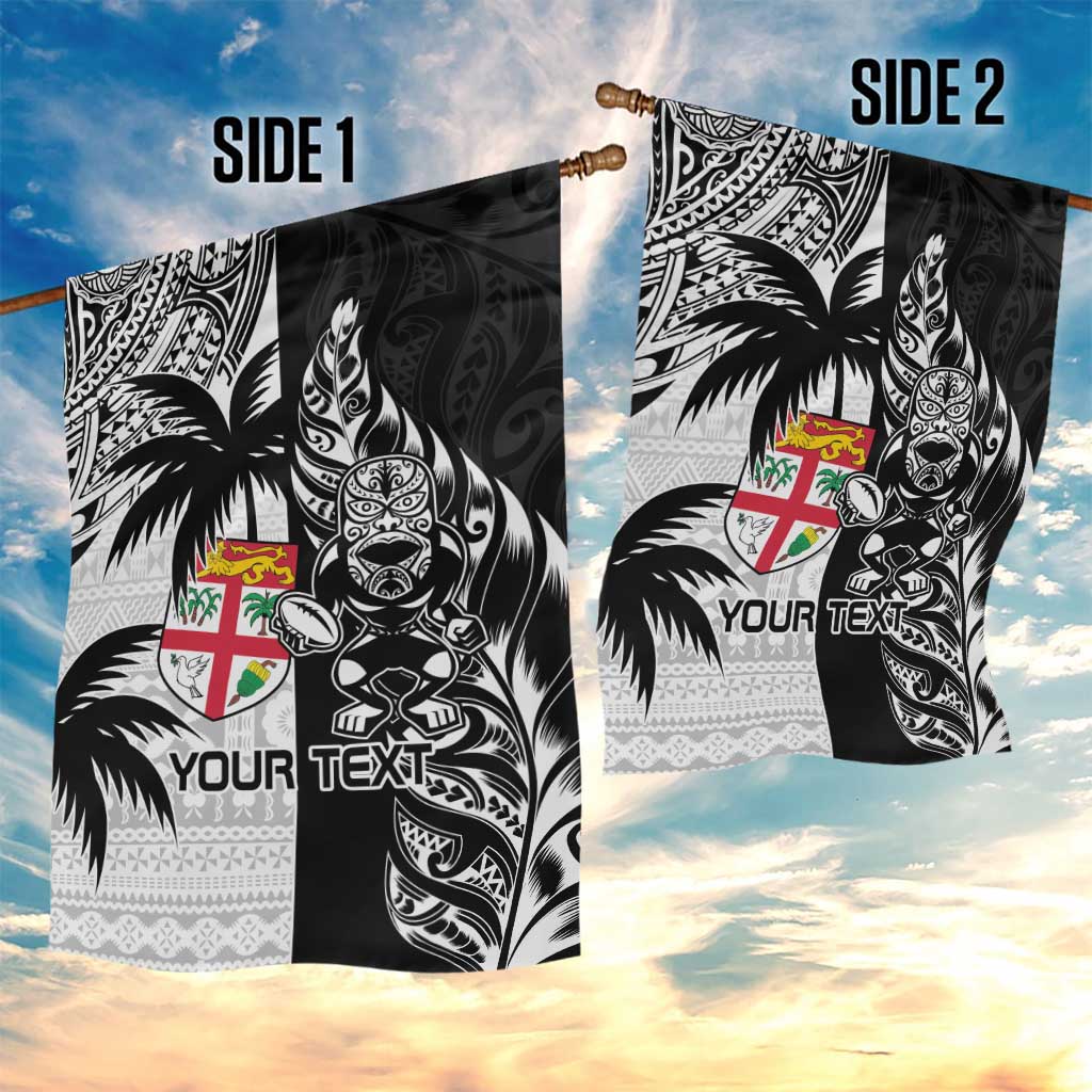 Custom Fiji New Zealand Garden Flag Maori mix Tapa Pattern Version - Vibe Hoodie Shop