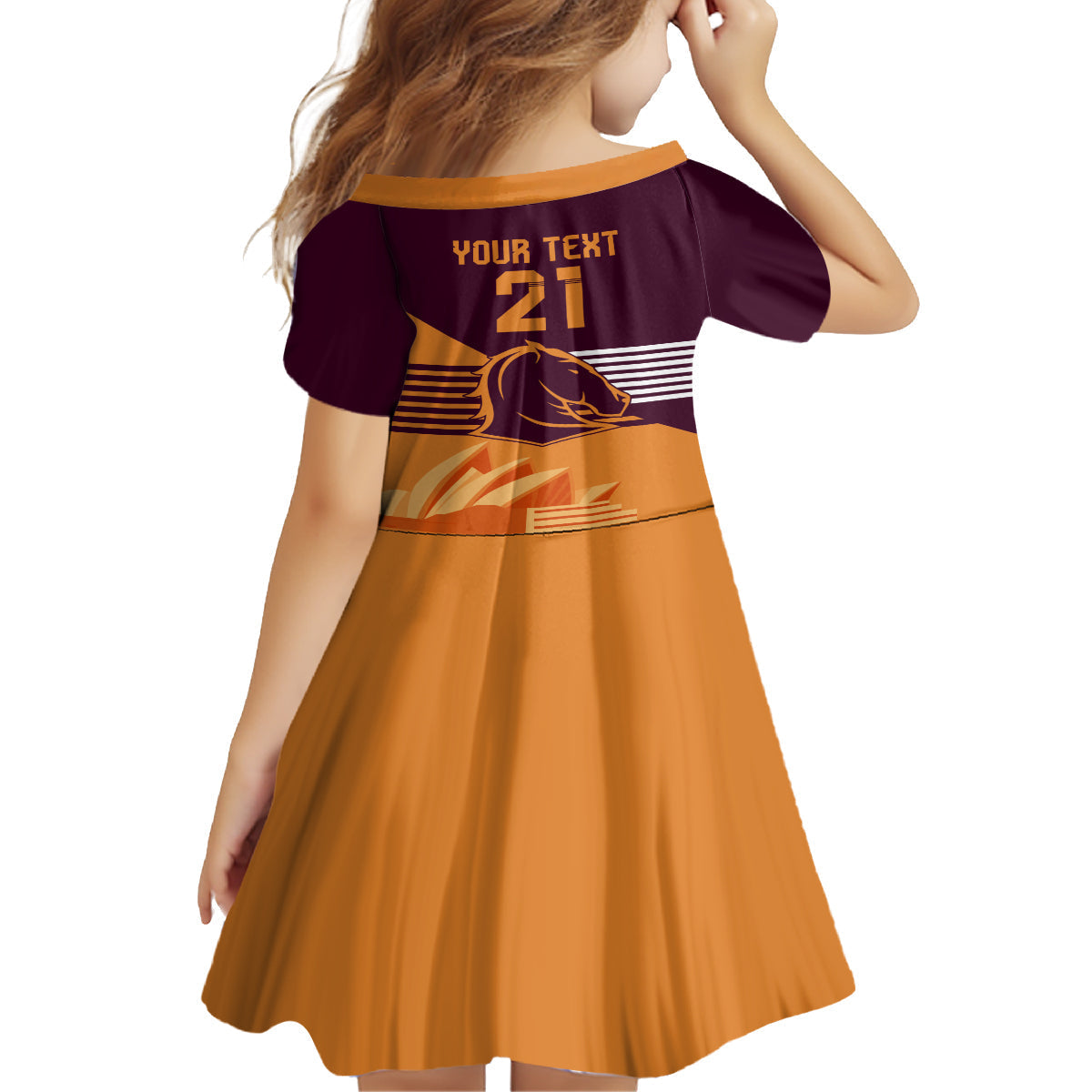 NRL Broncos Australia Day Custom Family Matching Off Shoulder Short Dress and Hawaiian Shirt Sydney Opera House Style