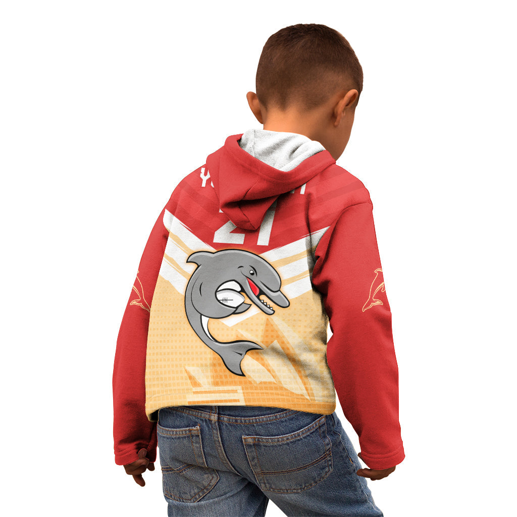 NRL Dolphins Australia Day Custom Kid Hoodie Sydney Opera House Style