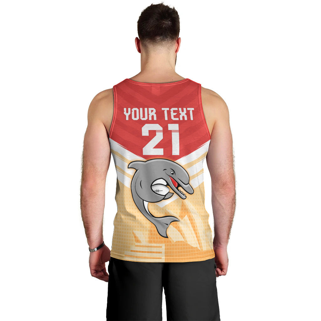 NRL Dolphins Australia Day Custom Men Tank Top Sydney Opera House Style