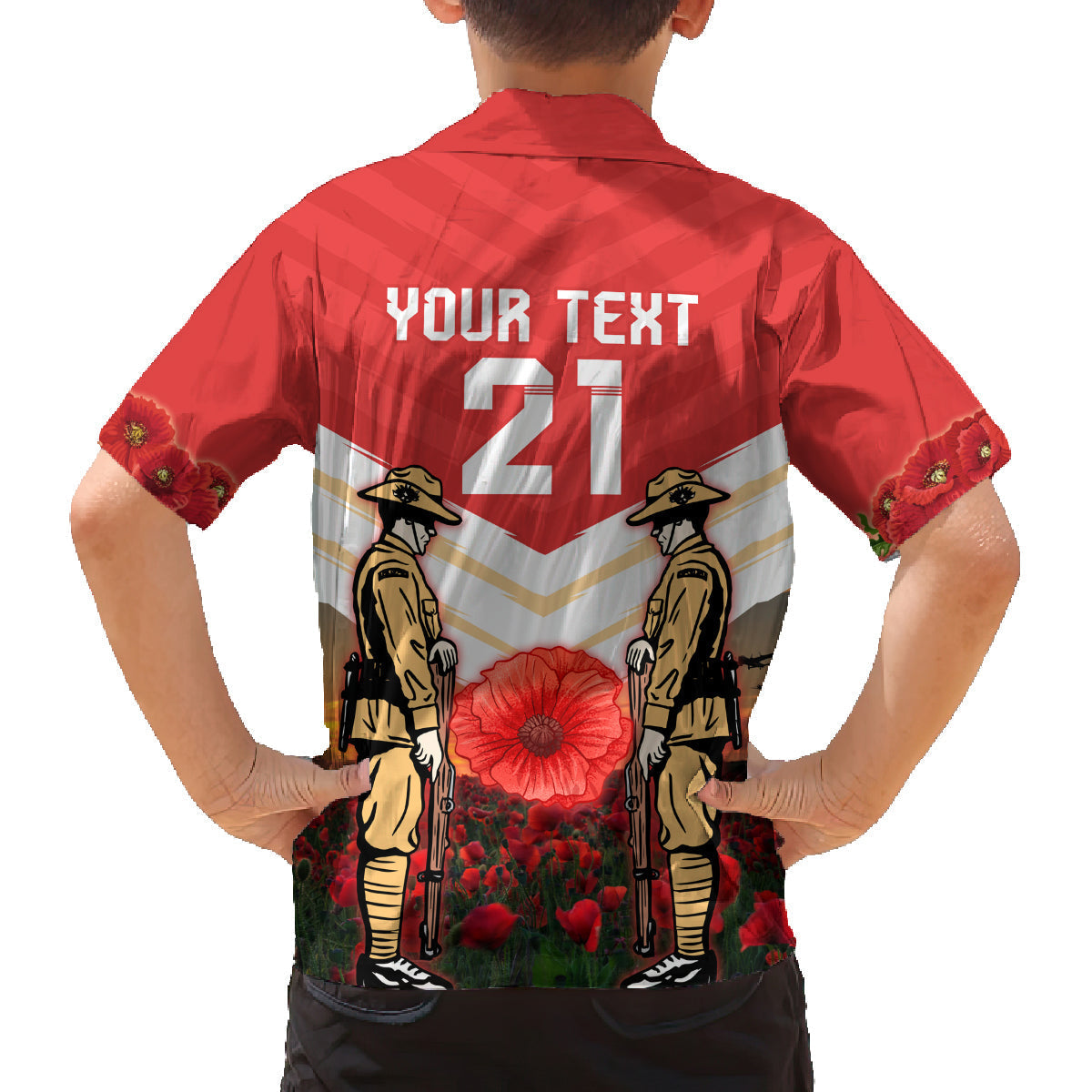 Custom Dolphins Rugby ANZAC Day Family Matching Long Sleeve Bodycon Dress and Hawaiian Shirt Soldiers Poppy Field 2024