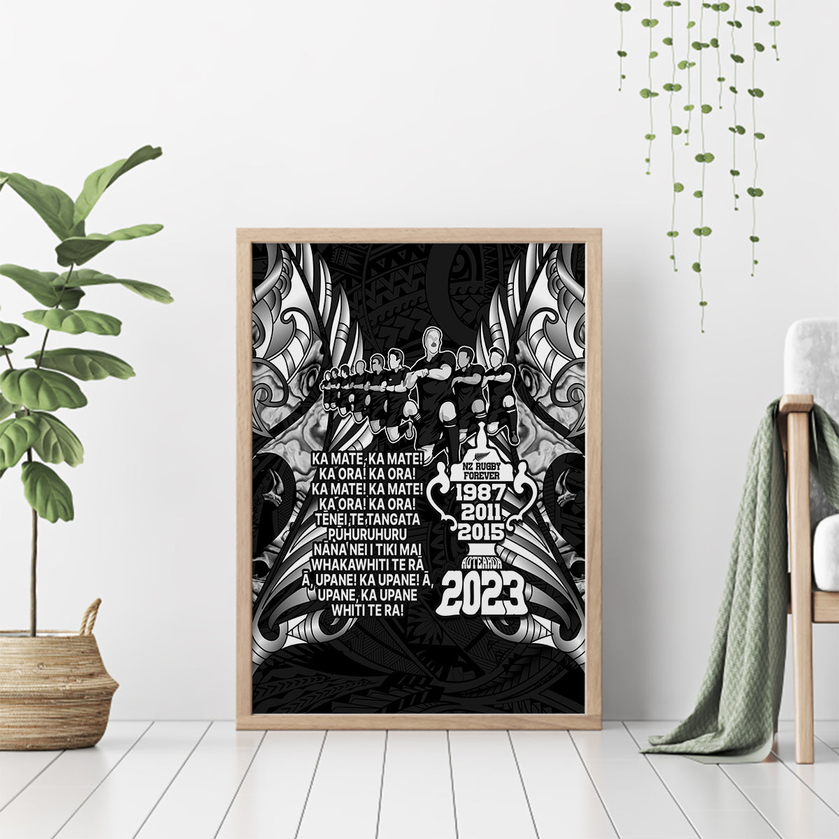 new-zealand-rugby-canvas-wall-art-black-haka-dance-with-nz-champions-history