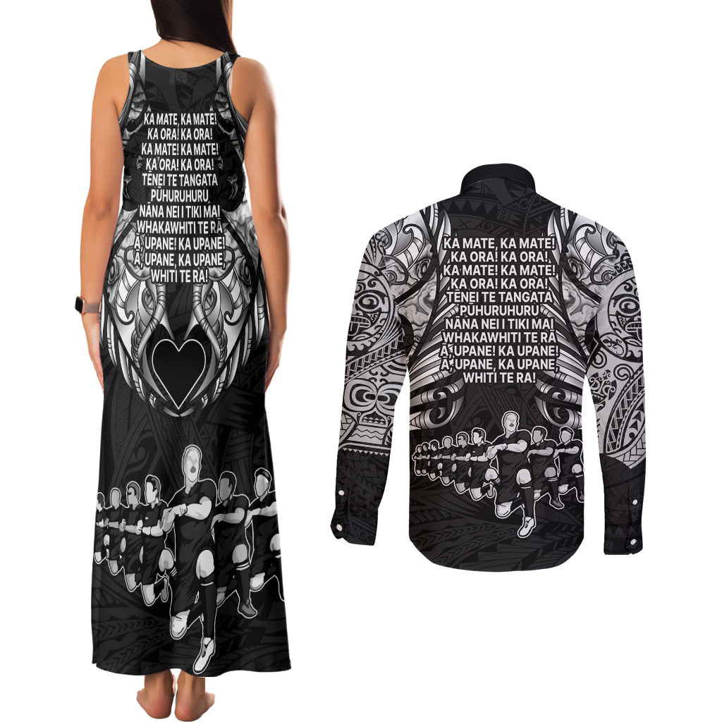 new-zealand-rugby-couples-matching-tank-maxi-dress-and-long-sleeve-button-shirt-black-haka-dance-with-nz-champions-history