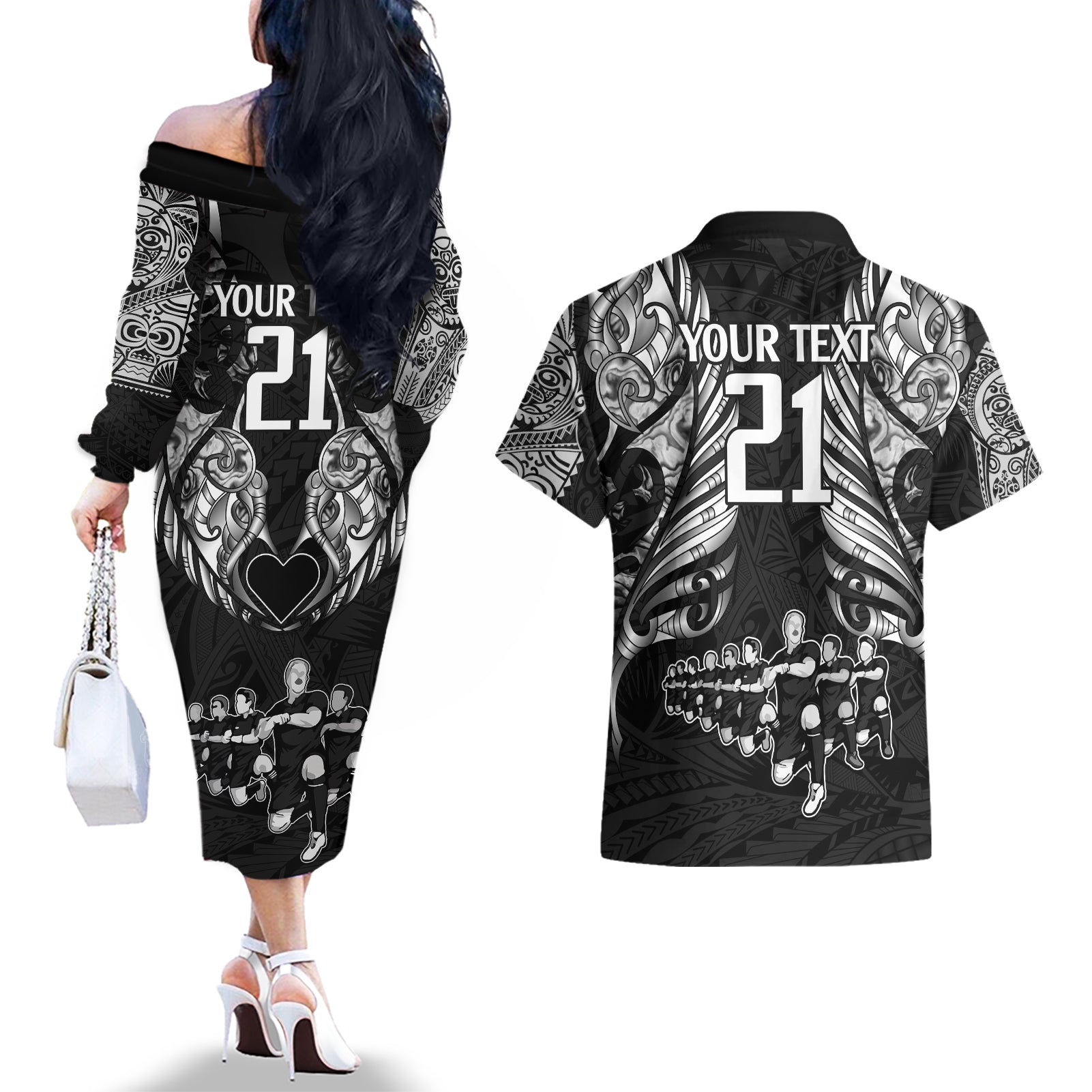 custom-new-zealand-rugby-couples-matching-off-the-shoulder-long-sleeve-dress-and-hawaiian-shirt-black-haka-dance-with-nz-champions-history