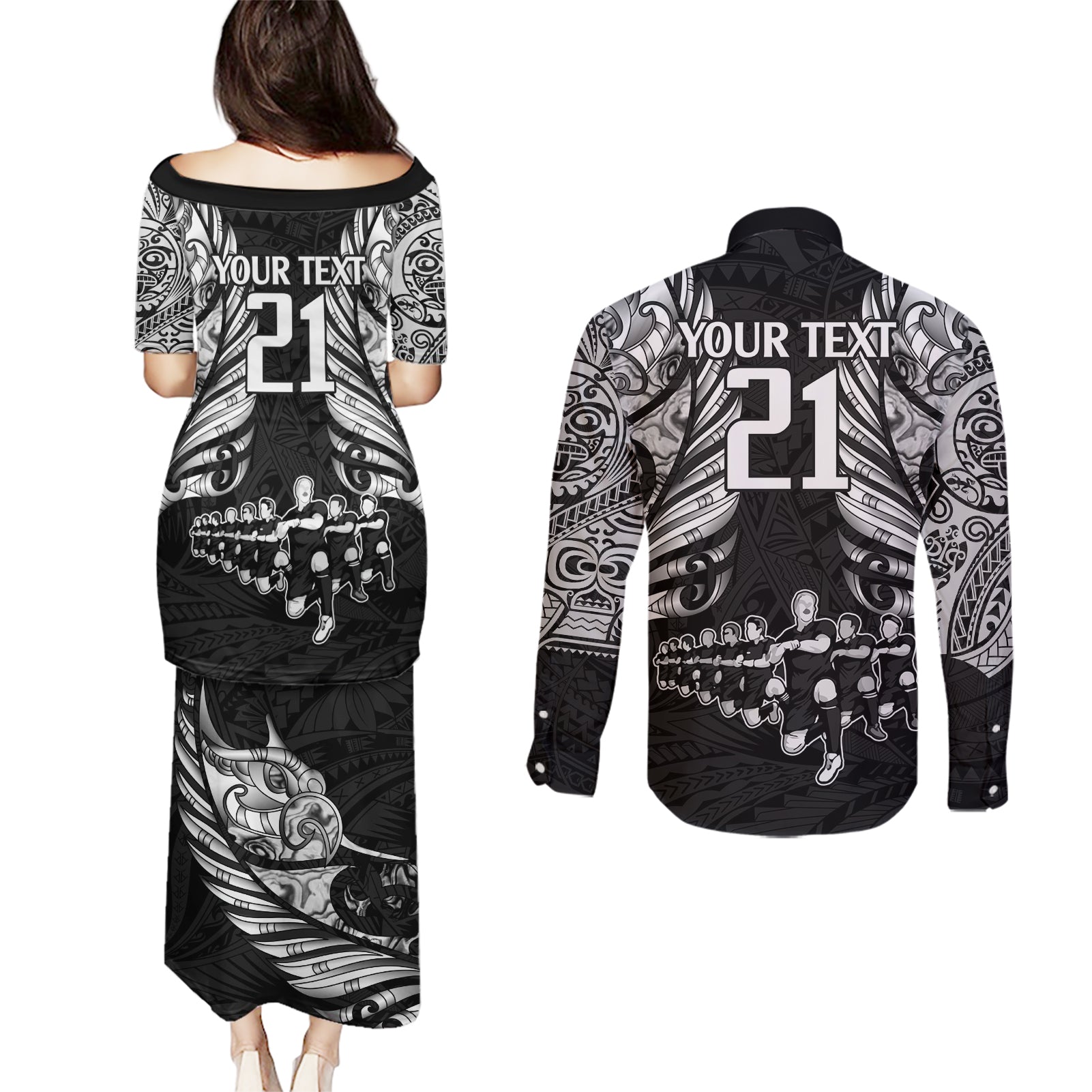 custom-new-zealand-rugby-couples-matching-puletasi-dress-and-long-sleeve-button-shirt-black-haka-dance-with-nz-champions-history