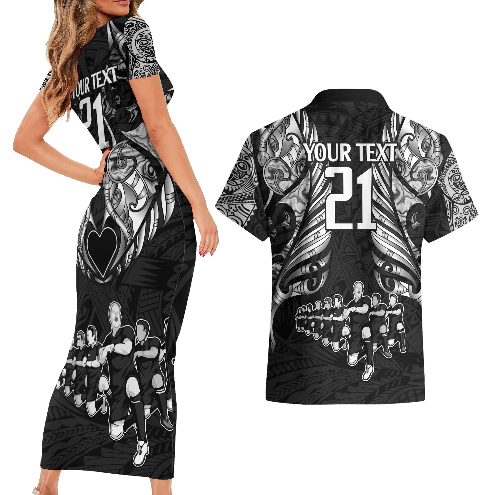 custom-new-zealand-rugby-couples-matching-short-sleeve-bodycon-dress-and-hawaiian-shirt-black-haka-dance-with-nz-champions-history