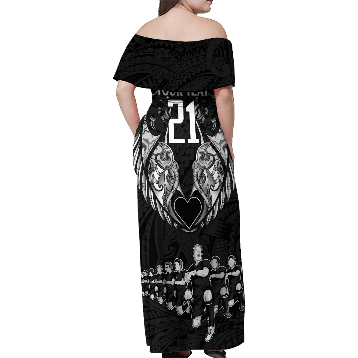 custom-new-zealand-rugby-family-matching-off-shoulder-maxi-dress-and-hawaiian-shirt-black-haka-dance-with-nz-champions-history