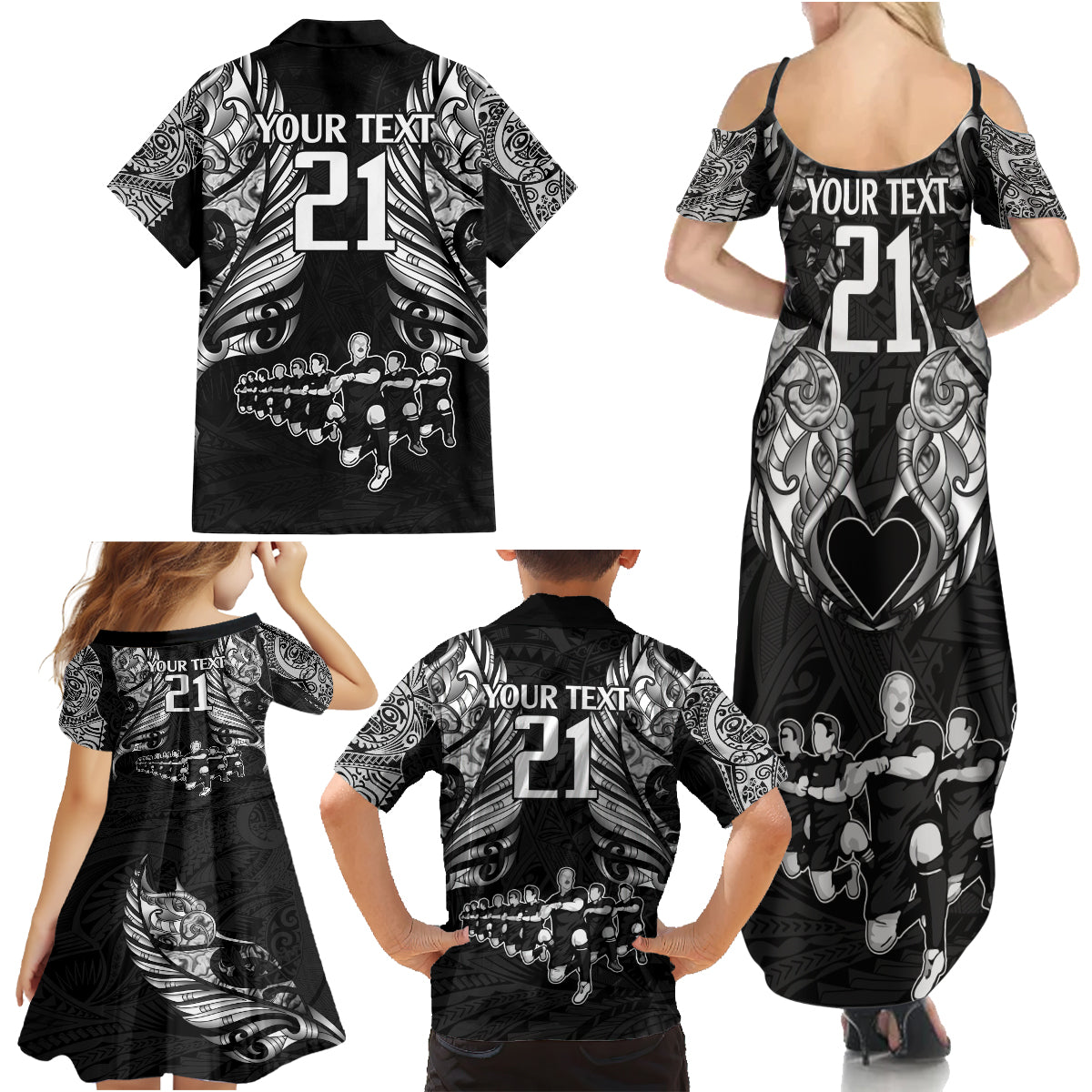 custom-new-zealand-rugby-family-matching-summer-maxi-dress-and-hawaiian-shirt-black-haka-dance-with-nz-champions-history