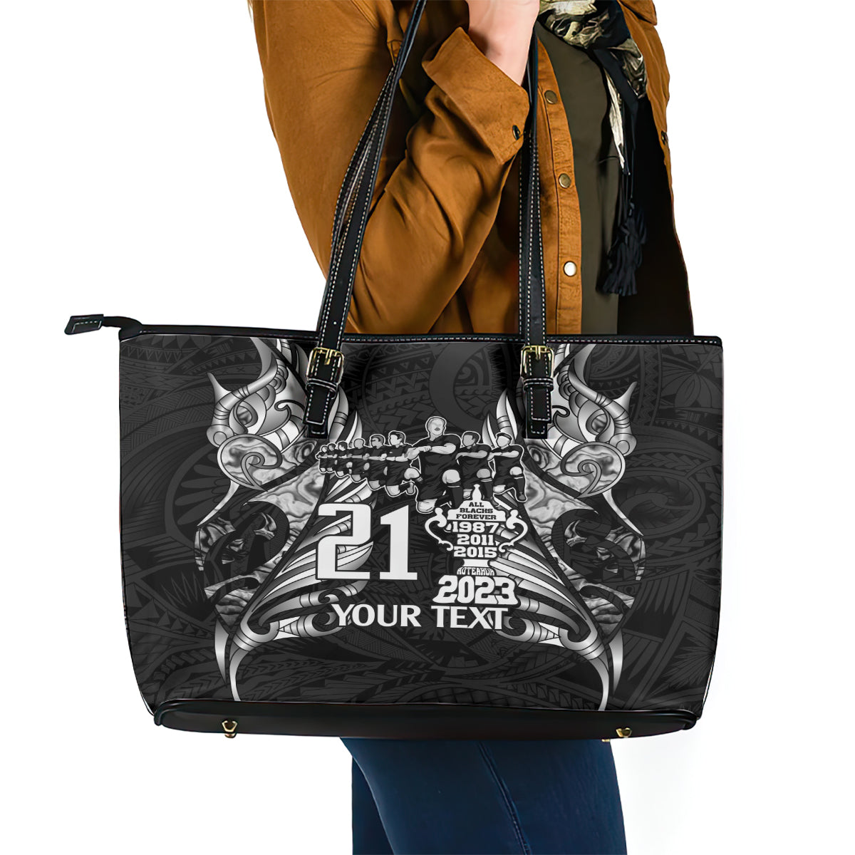 custom-new-zealand-rugby-leather-tote-bag-black-haka-dance-with-nz-champions-history