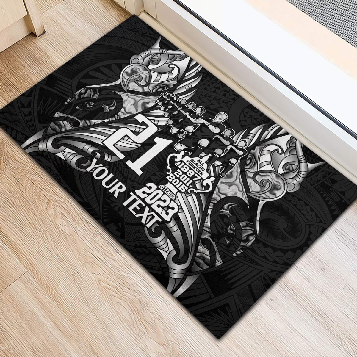 custom-new-zealand-rugby-rubber-doormat-black-haka-dance-with-nz-champions-history