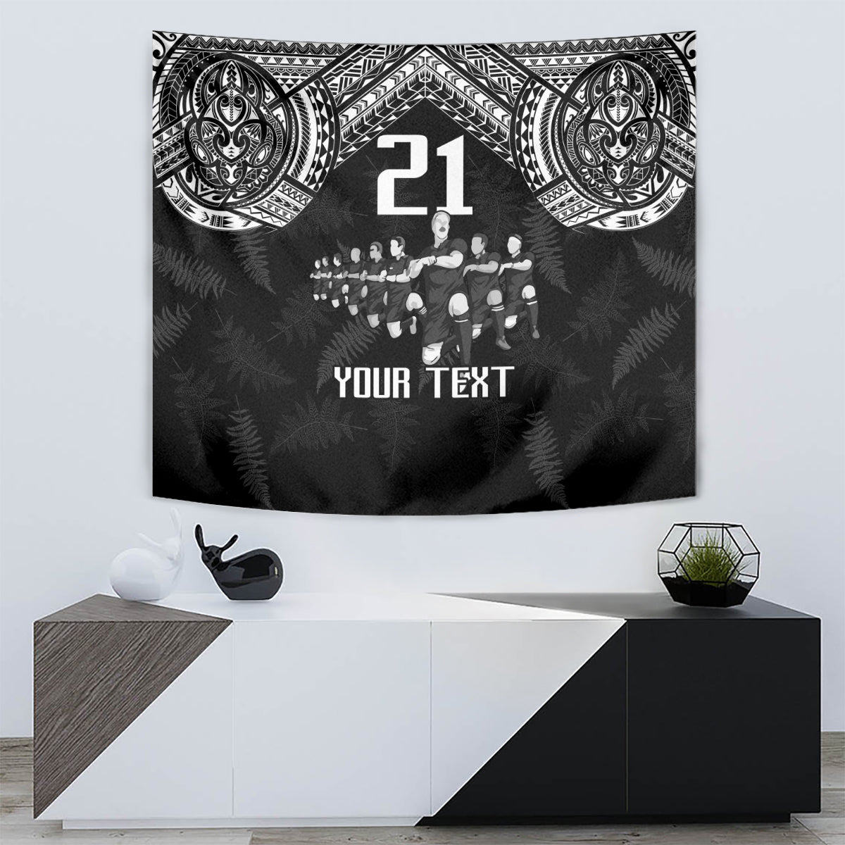 Custom NZ Rugby Tapestry Kapa Opango Maori Haka With Years of The All Black Champions - Vibe Hoodie Shop