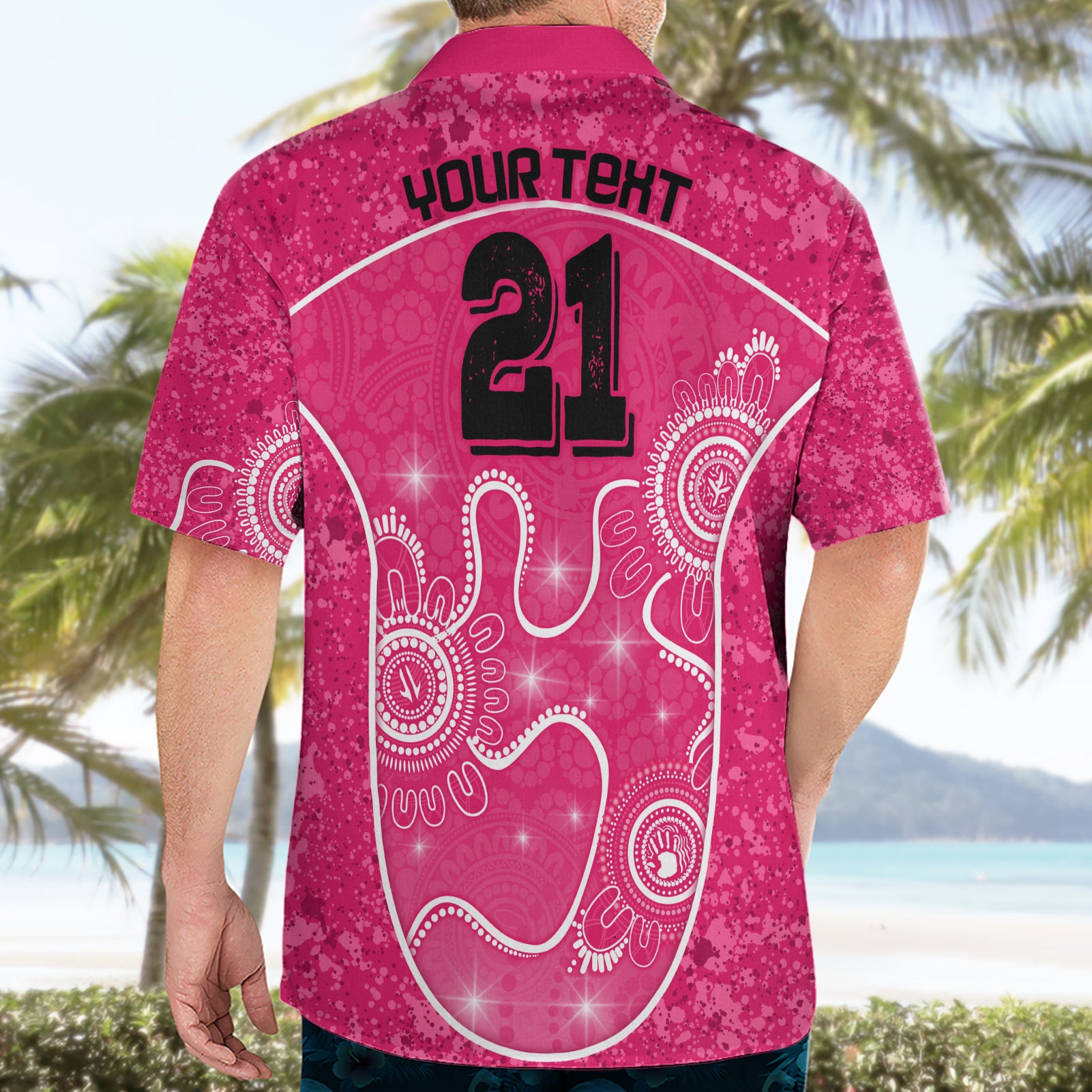 Custom Sydney Sixers Cricket Hawaiian Shirt The Fourth Time Champions Aboriginal - Vibe Hoodie Shop