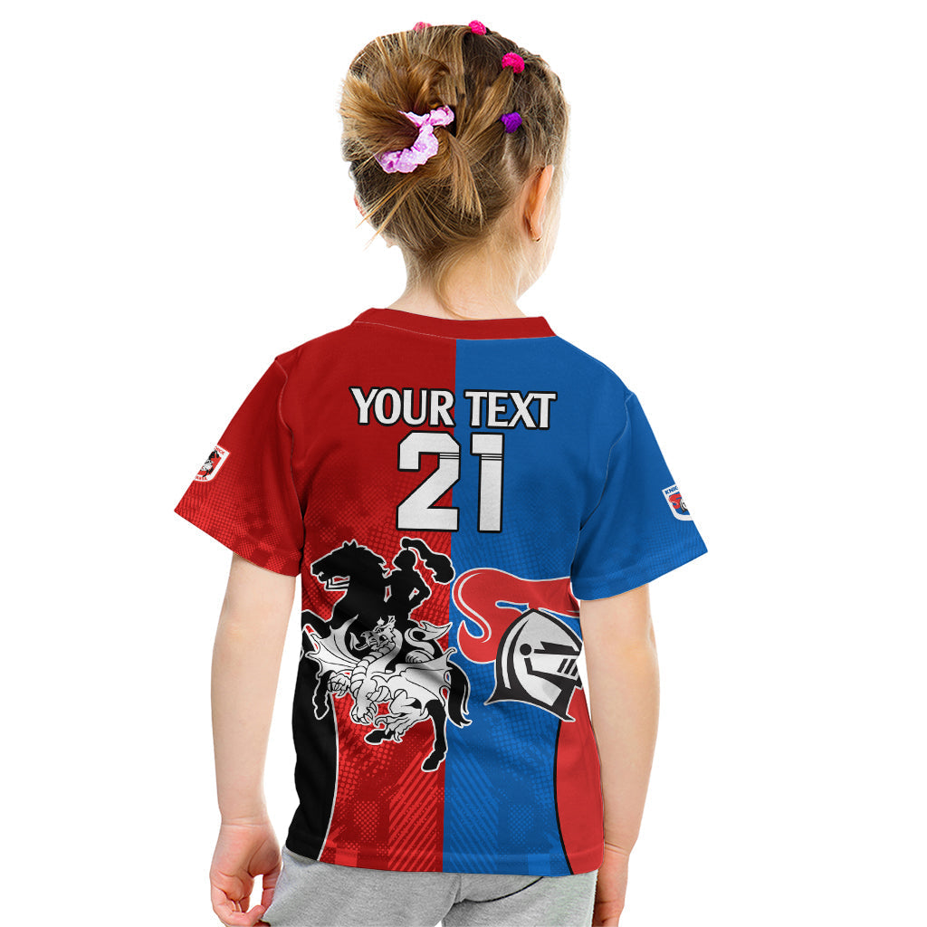 NRL Dragons and Knights Sporty Style Kid T Shirt