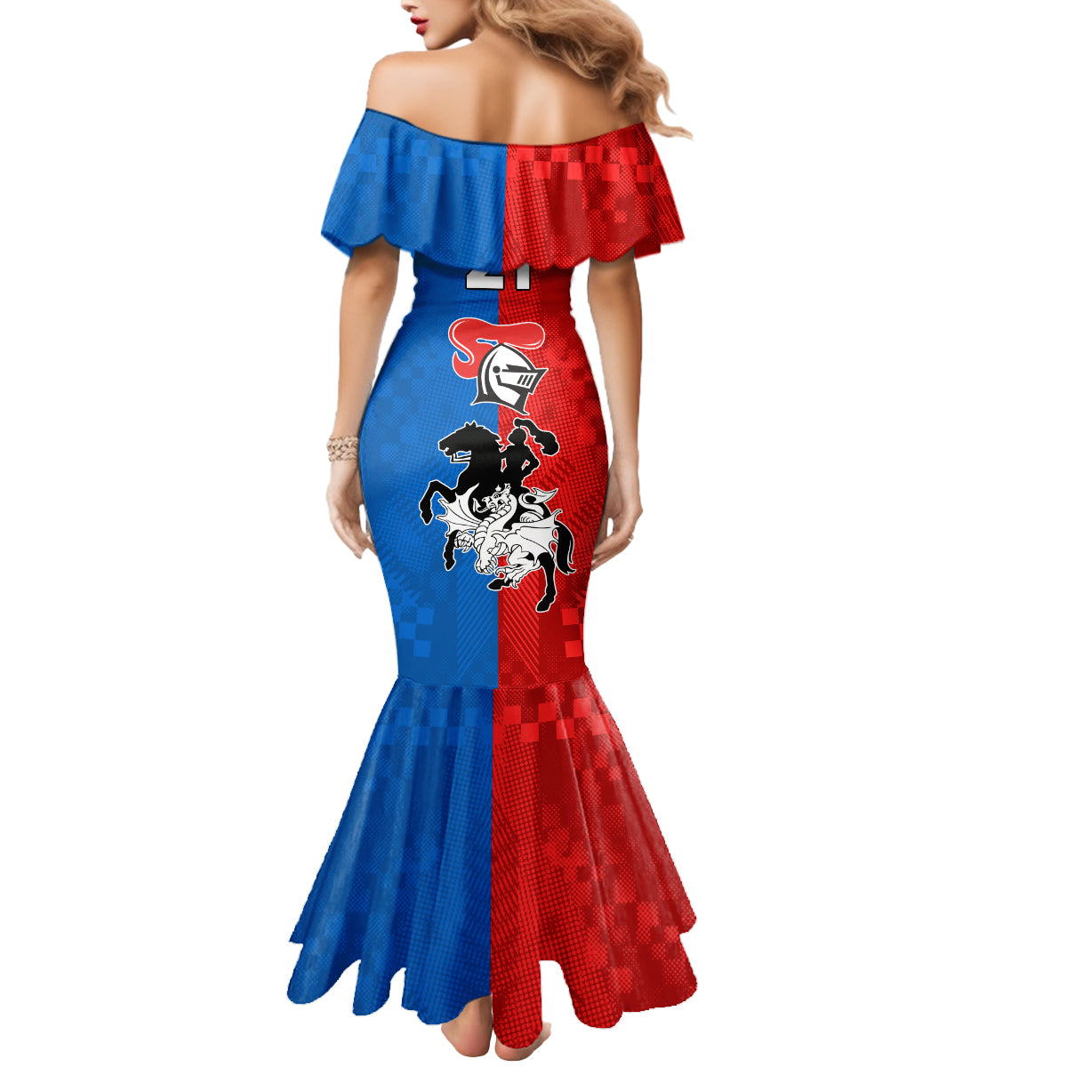 NRL Dragons and Knights Sporty Style Mermaid Dress