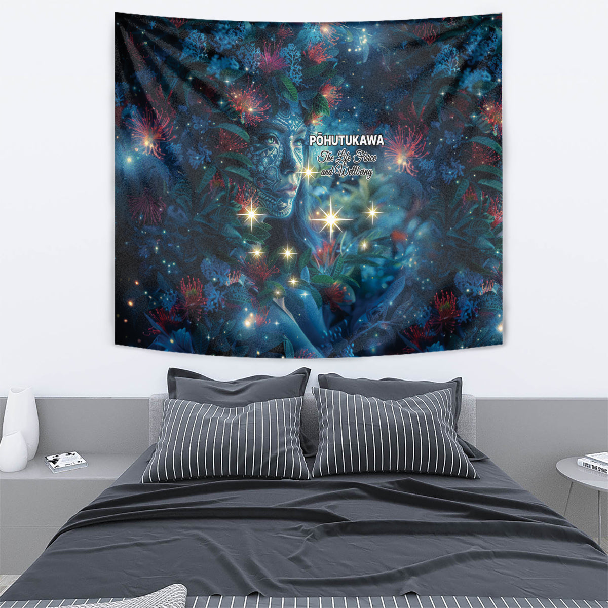 New Zealand Matariki Pohutukawa Tapestry Te Mauri te Ora - Vibe Hoodie Shop