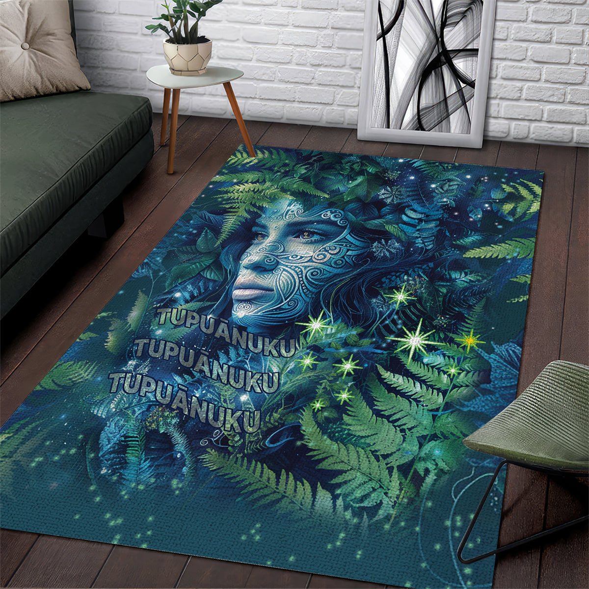 New Zealand Matariki Tupuanuku Area Rug Te W o te Hauhake - Vibe Hoodie Shop