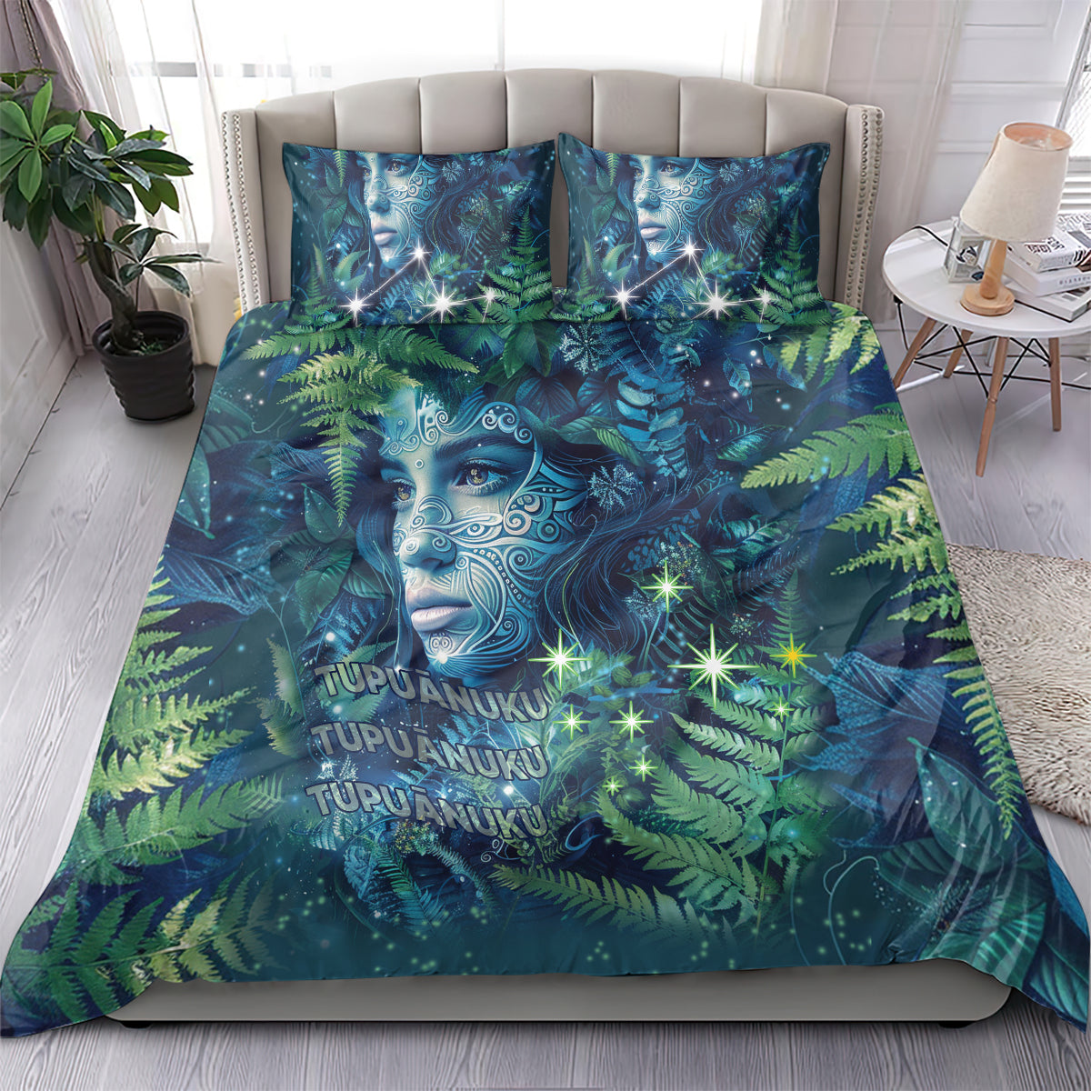 New Zealand Matariki Tupuanuku Bedding Set Te W o te Hauhake - Vibe Hoodie Shop