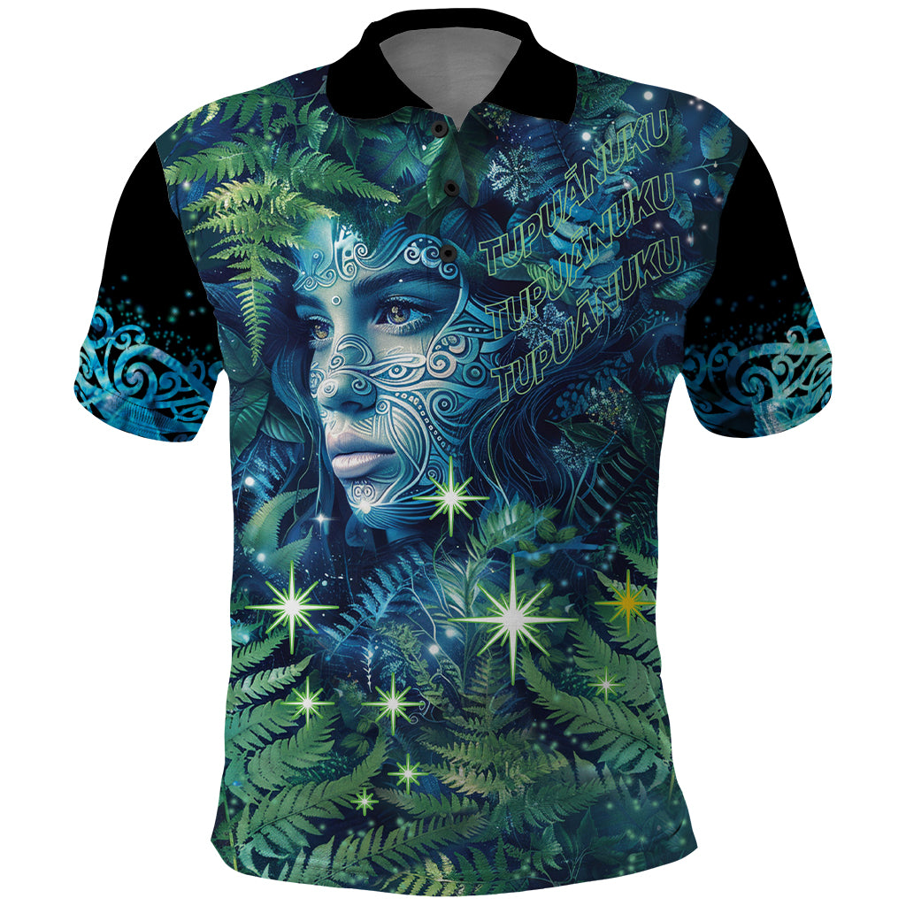 New Zealand Matariki Tupuanuku Polo Shirt Te W o te Hauhake LT9 - Vibe Hoodie Shop