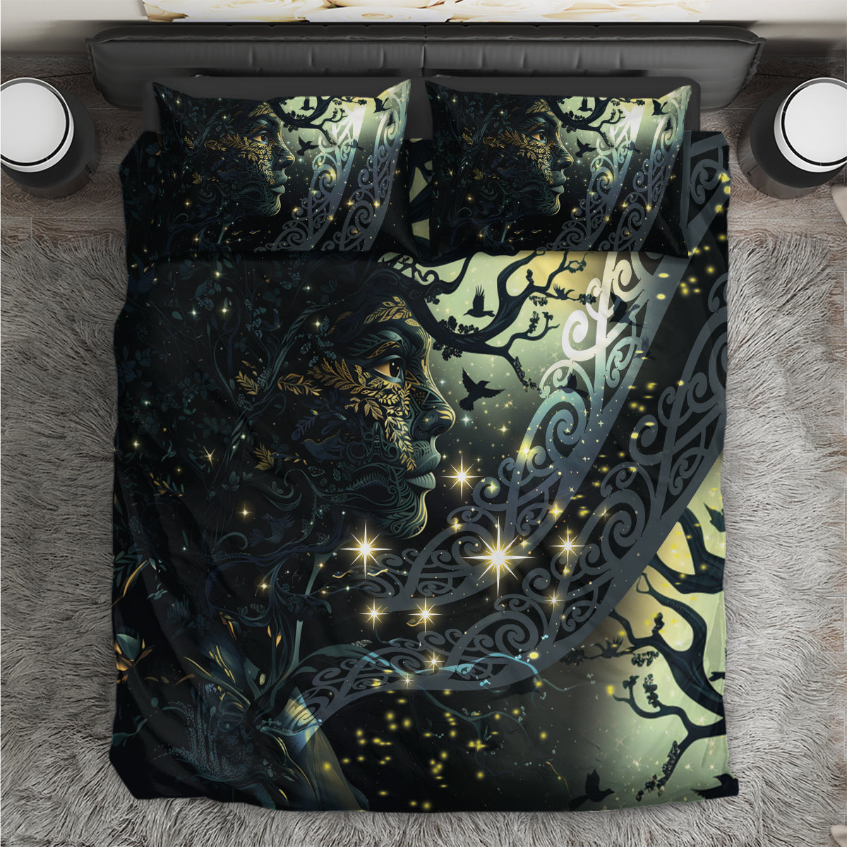 New Zealand Matariki Tupuarangi Bedding Set Ng Kai o te Rangi - Vibe Hoodie Shop