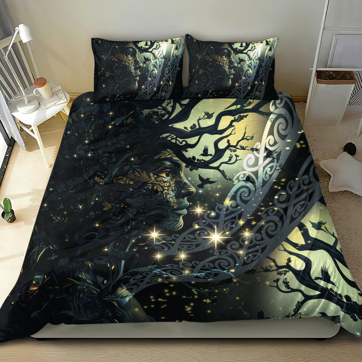 New Zealand Matariki Tupuarangi Bedding Set Ng Kai o te Rangi - Vibe Hoodie Shop