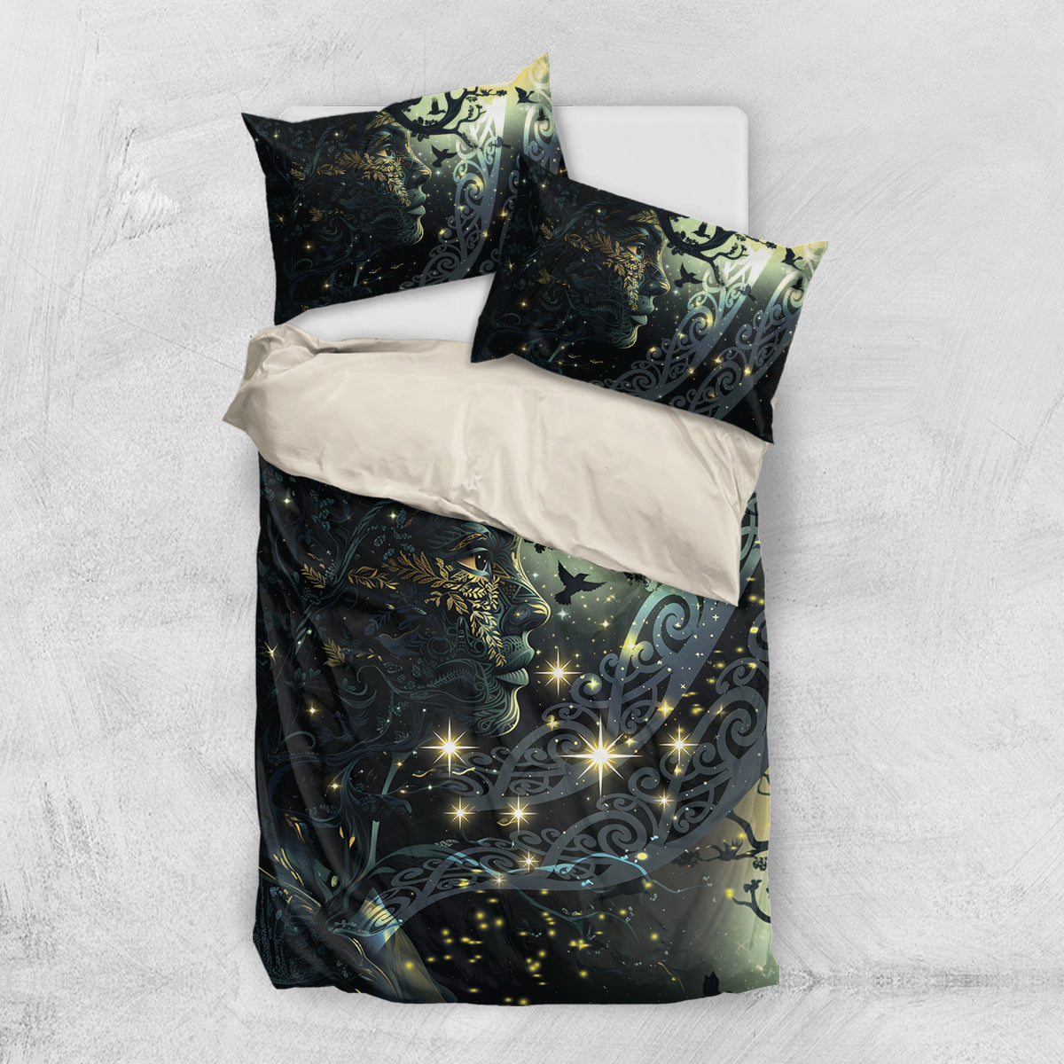 New Zealand Matariki Tupuarangi Bedding Set Ng Kai o te Rangi - Vibe Hoodie Shop