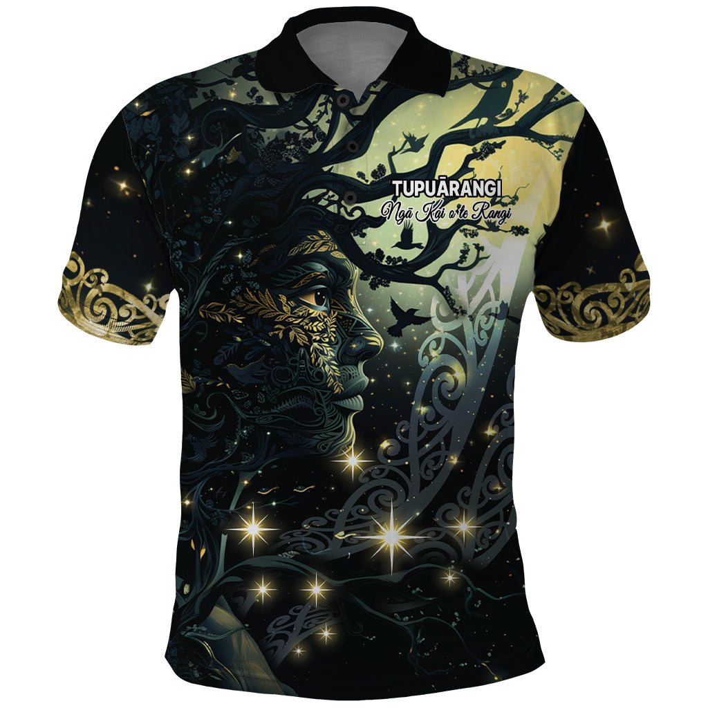 New Zealand Matariki Tupuarangi Polo Shirt Ng Kai o te Rangi LT9 - Vibe Hoodie Shop
