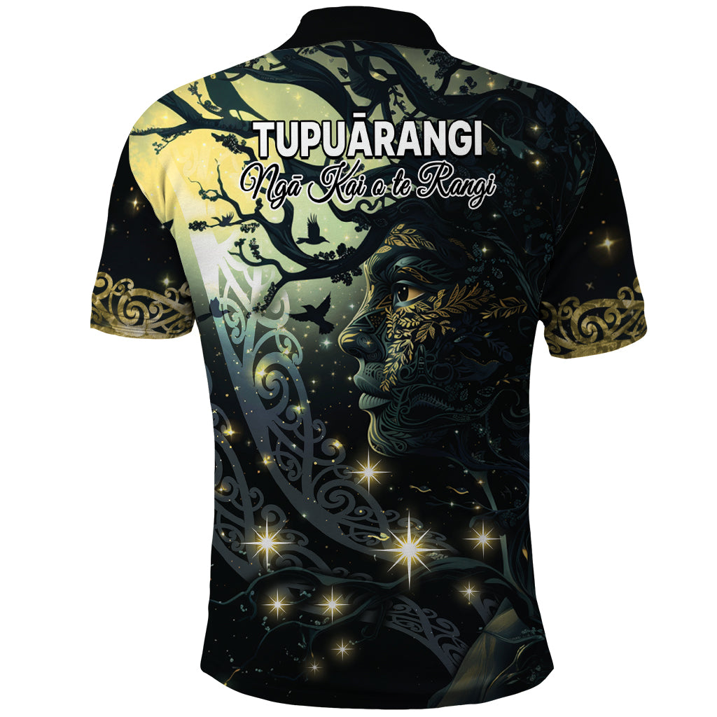 New Zealand Matariki Tupuarangi Polo Shirt Ng Kai o te Rangi LT9 - Vibe Hoodie Shop