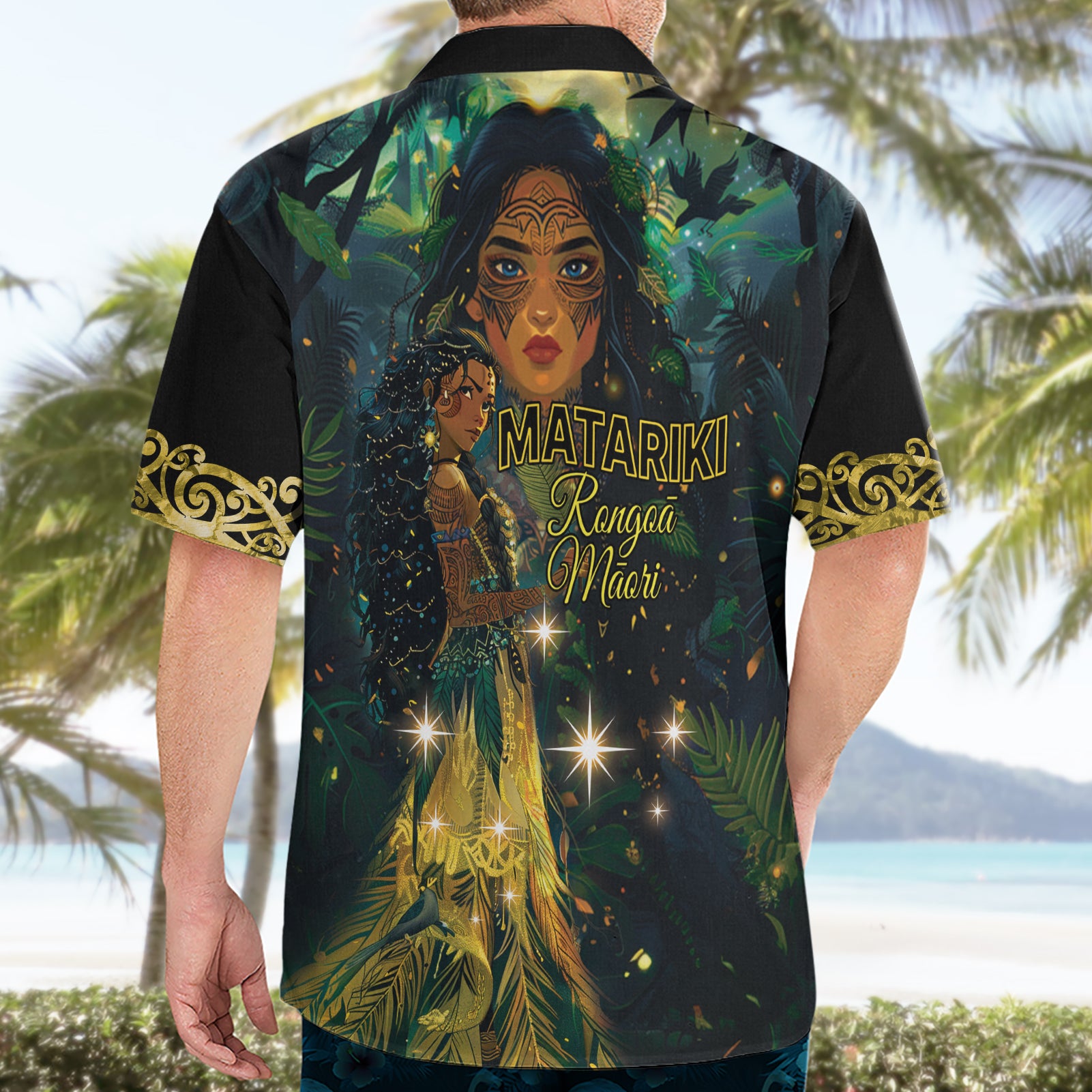 New Zealand Matariki Hawaiian Shirt Rongo Mori Wellbeing and Good Luck - Vibe Hoodie Shop