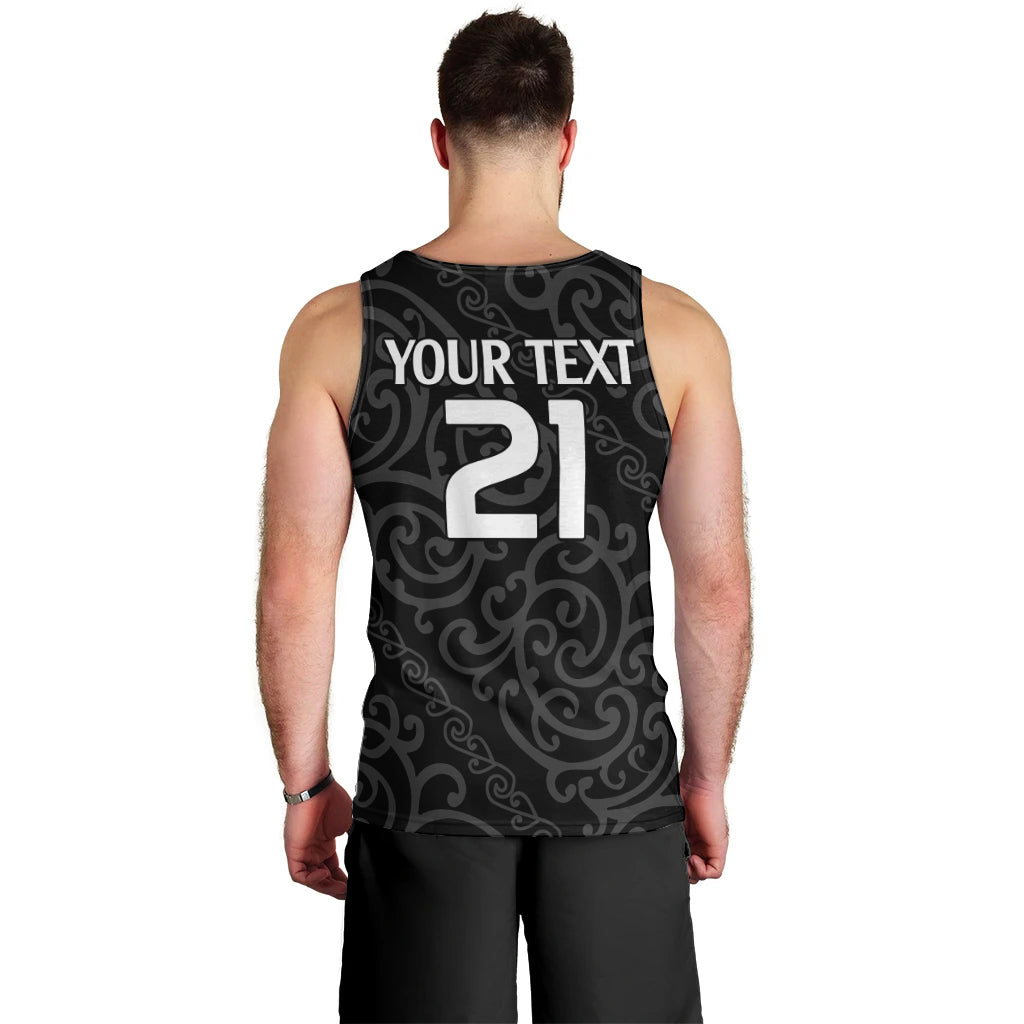 (Custom Text And Number) New Zealand Warriors Rugby Men Tank Top Proud to Maori Warriors - Vibe Hoodie Shop