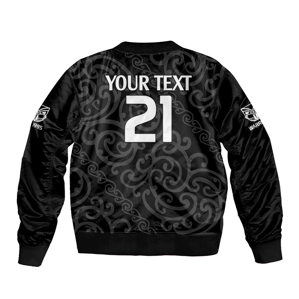 custom-text-and-number-new-zealand-warriors-rugby-sleeve-zip-bomber-jacket-proud-to-maori-warriors