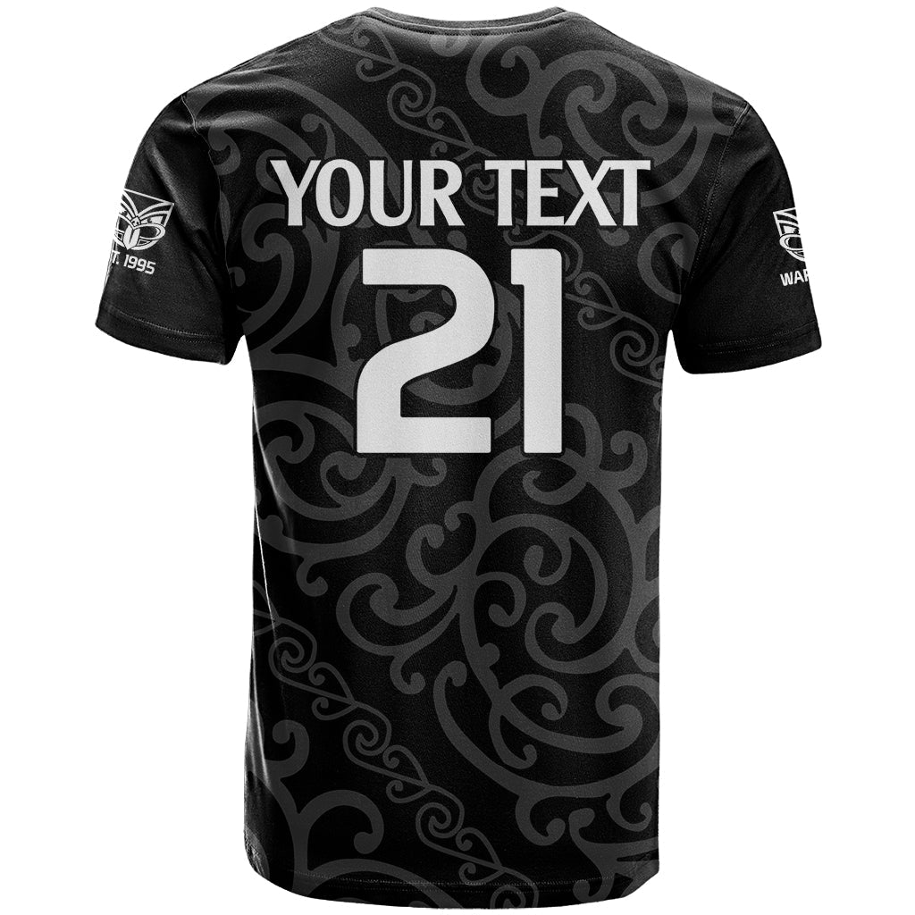 (Custom Text And Number) New Zealand Warriors Rugby T Shirt Proud to Maori Warriors LT9 - Vibe Hoodie Shop