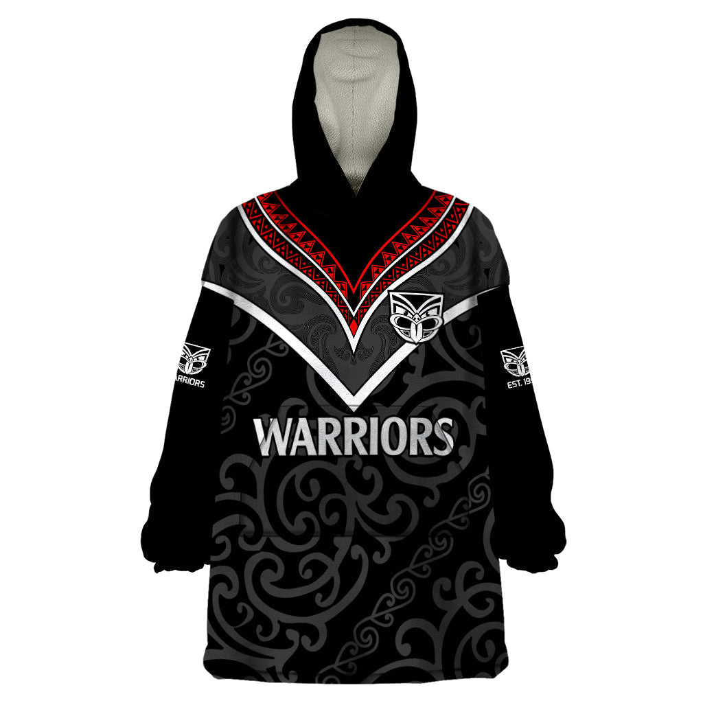 custom-text-and-number-new-zealand-warriors-rugby-wearable-blanket-hoodie-proud-to-maori-warriors