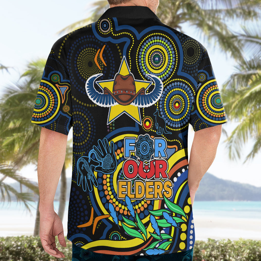 Cowboys Rugby Aboriginal Art Hawaiian Shirt NAIDOC Indigenous Tribal - Vibe Hoodie Shop