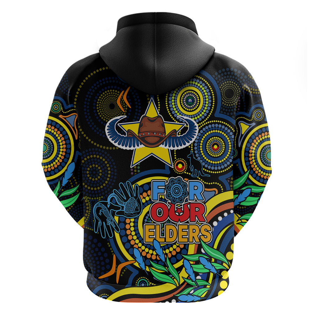 Cowboys Rugby Aboriginal Art Hoodie NAIDOC Indigenous Tribal LT9 - Vibe Hoodie Shop