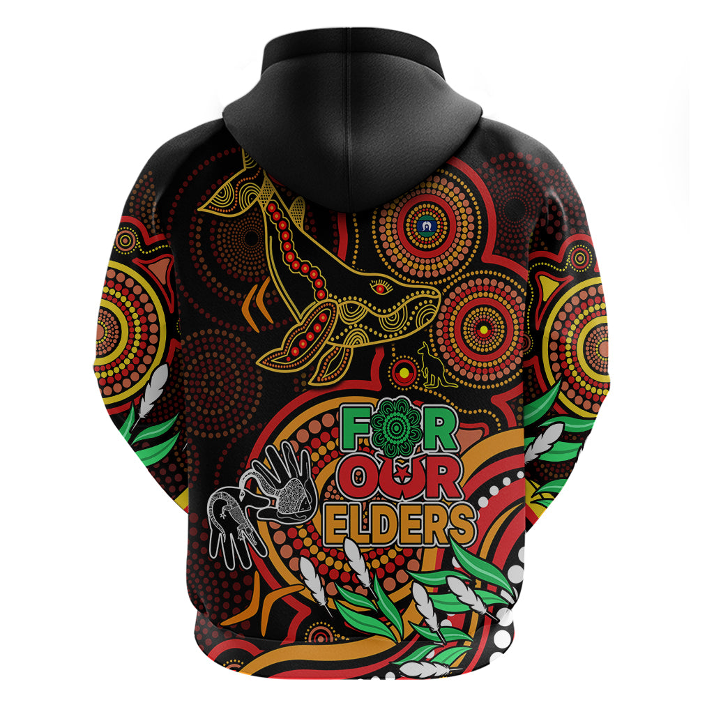 Dolphins Rugby Aboriginal Art Hoodie NAIDOC Indigenous Tribal LT9 - Vibe Hoodie Shop