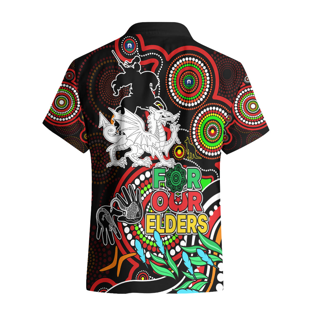 Dragons Rugby Aboriginal Art Hawaiian Shirt NAIDOC Indigenous Tribal - Vibe Hoodie Shop