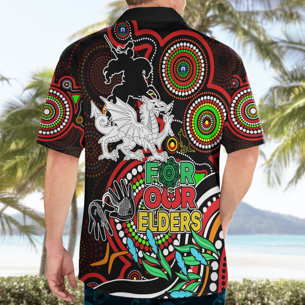Dragons Rugby Aboriginal Art Hawaiian Shirt NAIDOC Indigenous Tribal - Vibe Hoodie Shop